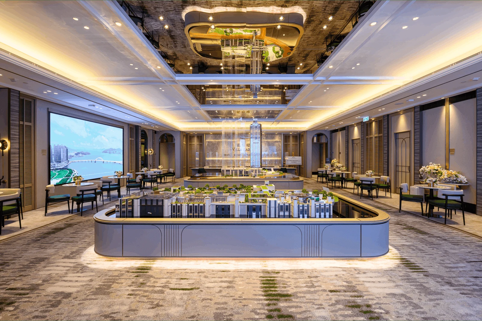 Large hospitality interior showing commercial work delivered by a best fit out company